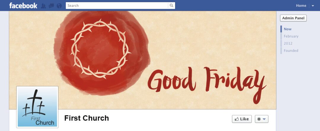 1080x444 Good Friday Watercolor Icon Series Branding Bundle