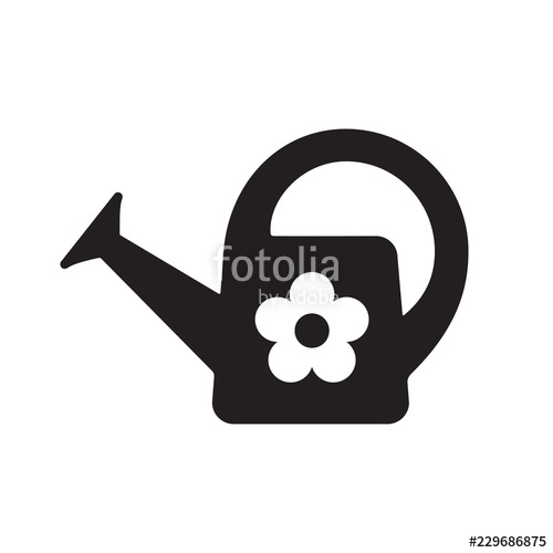 500x500 Watering Can Icon Stock Image And Royalty Free Vector