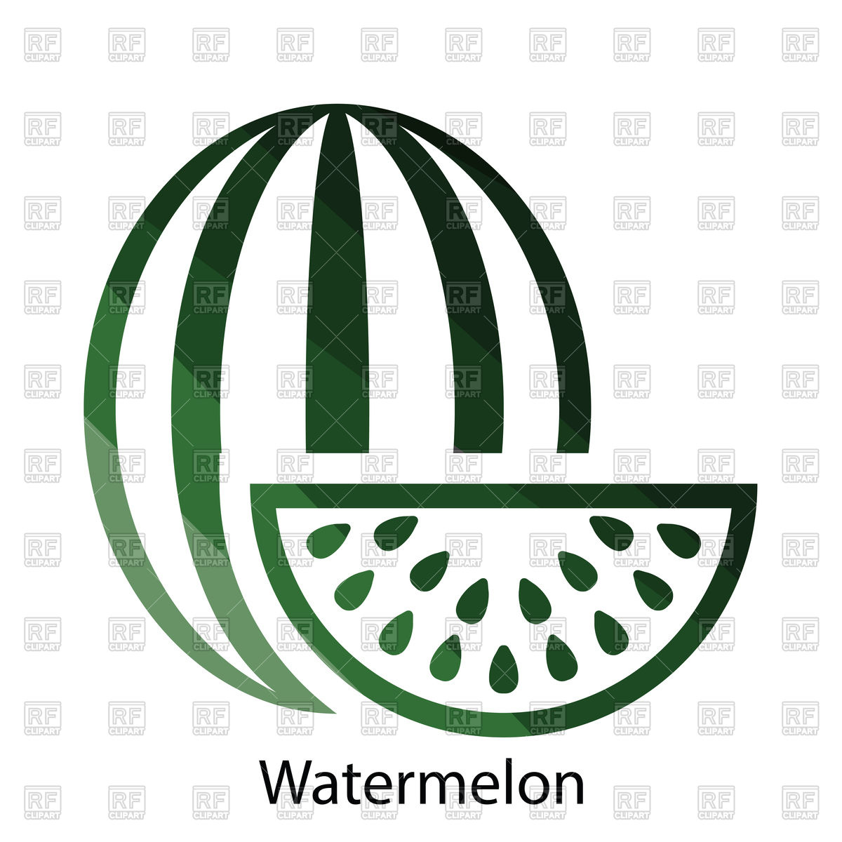 1200x1200 Watermelon Icon Vector Image Of Signs, Symbols, Maps Angelp