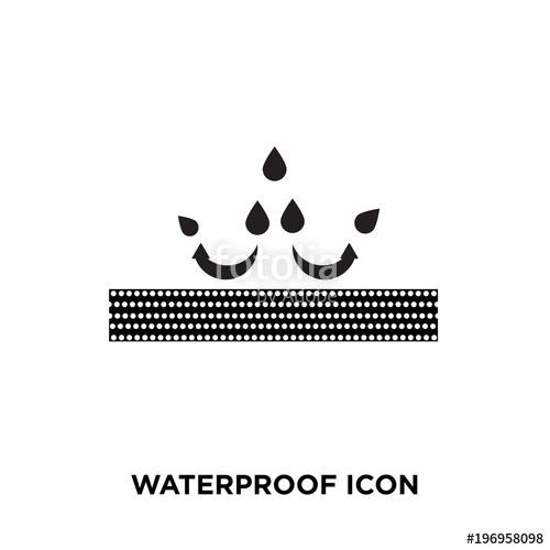 500x500 Waterproof Icon Stock Image And Royalty Free Vector