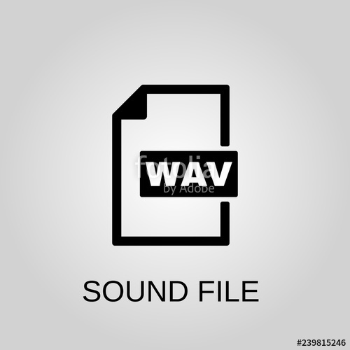 500x500 Sound Icon Wav Concept Symbol Design Stock