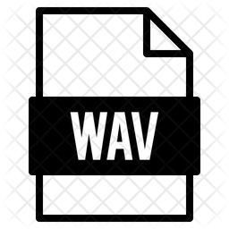 256x256 Wav Icon Of Glyph Style