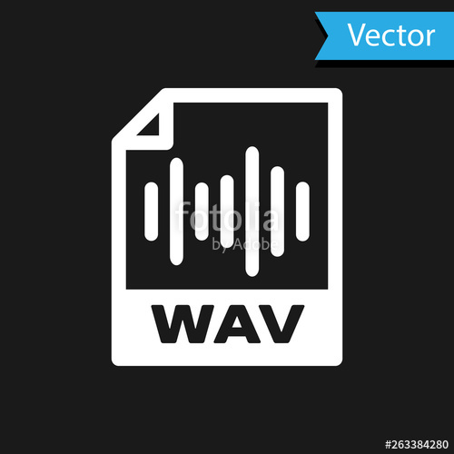 500x500 White Wav Document Icon Download Wav Button Icon Isolated
