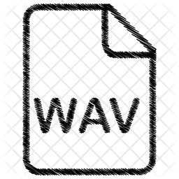 256x256 Wav Icon Of Line Style