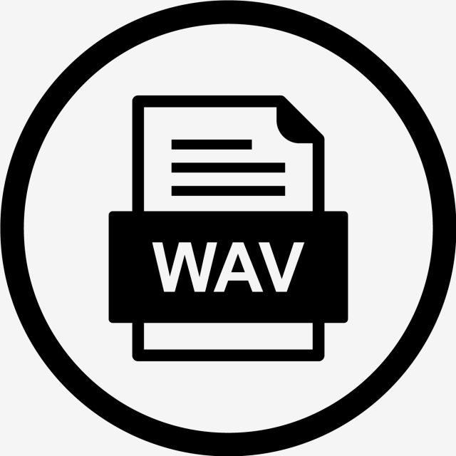 640x640 Wav Document Icon, Wav, Document, Png And Vector