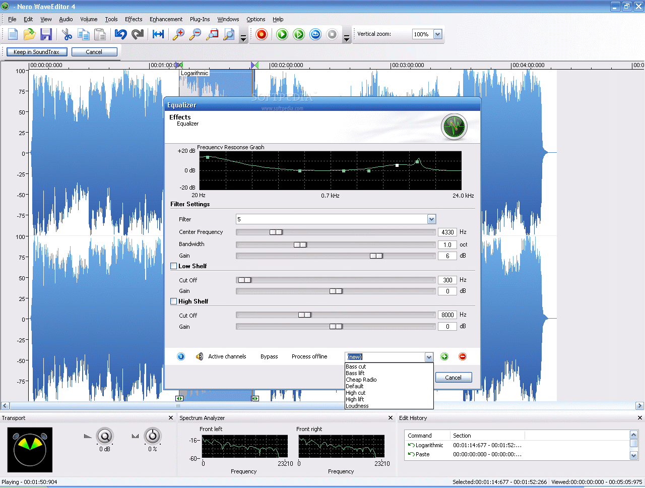 Nero Wave Editor 1280x968 Nero Wave Editor