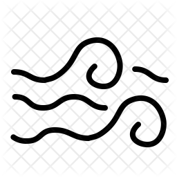 256x256 Wave Icon Of Line Style