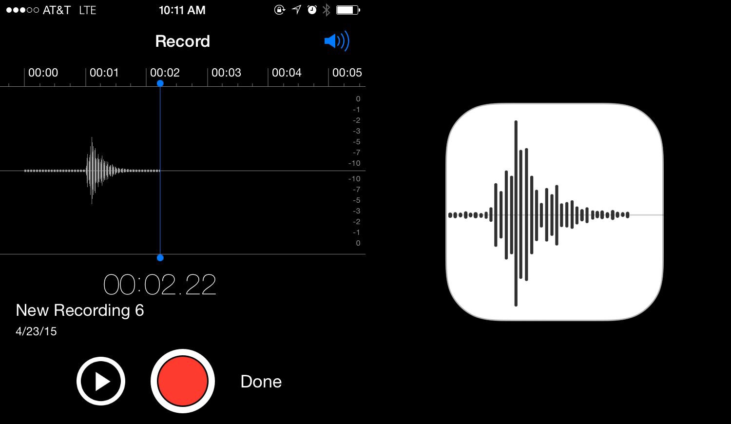 1500x870 Voice Memos App Icon Is Waveform For The Word Apple Iphone
