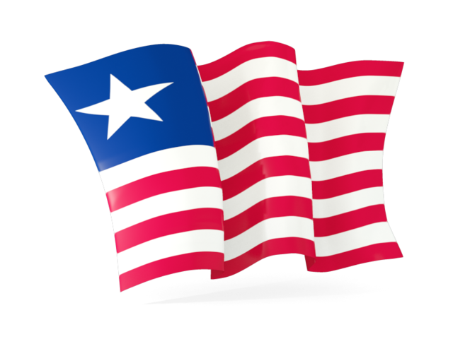 640x480 Waving Flag Illustration Of Flag Of Liberia