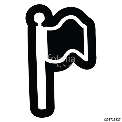 500x500 Waving Flag Icon Stock Image And Royalty Free Vector