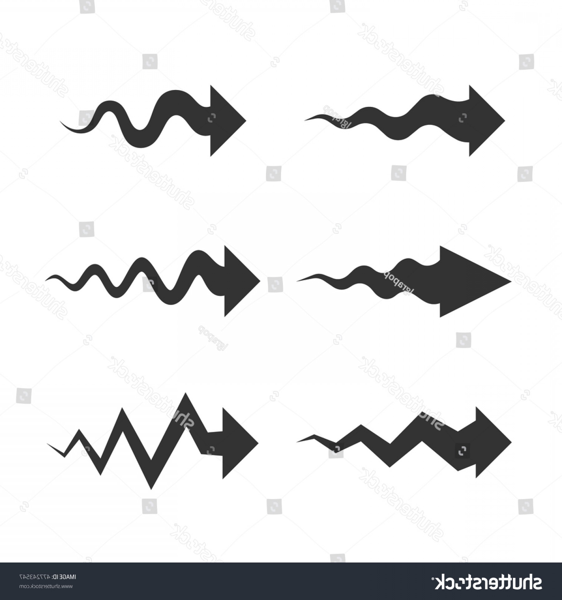 1800x1920 Wavy Arrows Icon Zigzag Arrow Simple Handandbeak