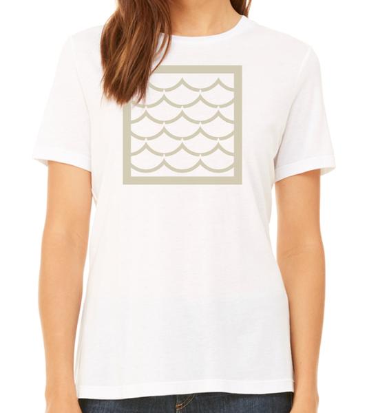 533x600 Wavy Icon Tee White Seaworthy