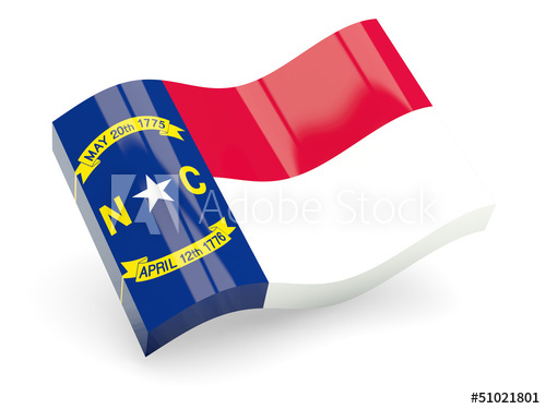 500x375 Wavy Icon Of North Carolina