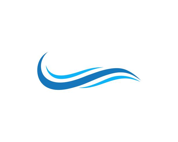 613x490 Water Wave Symbol And Icon Logo Template Vectors