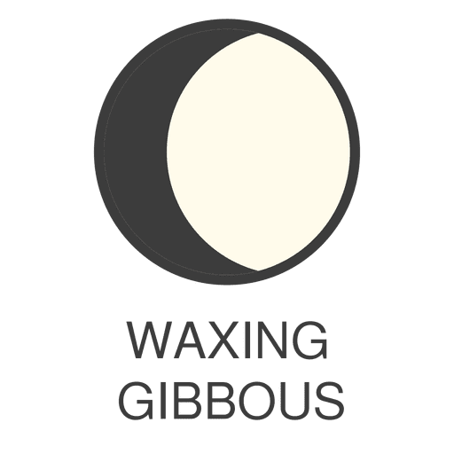512x512 Moon Waxing Gibbous Icon
