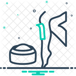 256x256 Waxing Icon Of Line Style