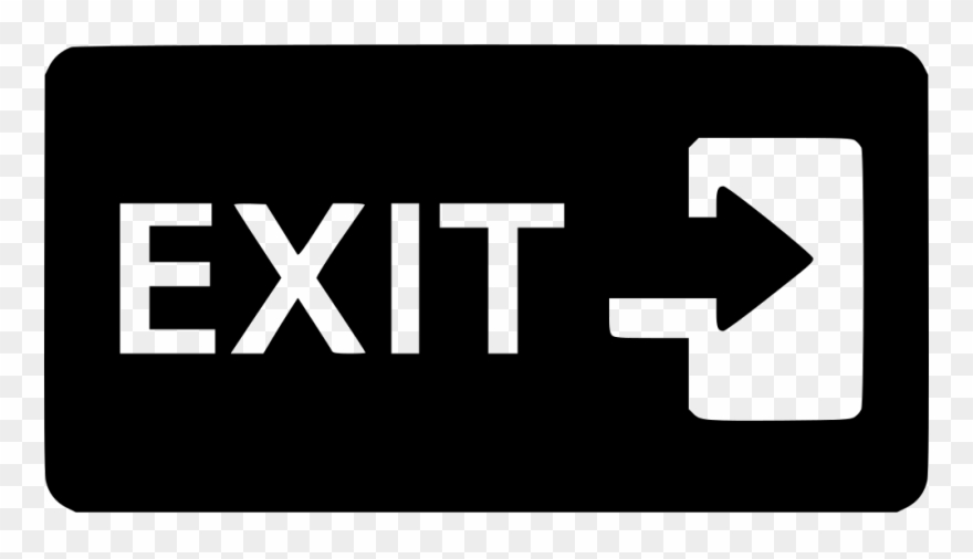 880x506 Exit Sign Wayfinding Fire Door Emergency Png Icon Clipart