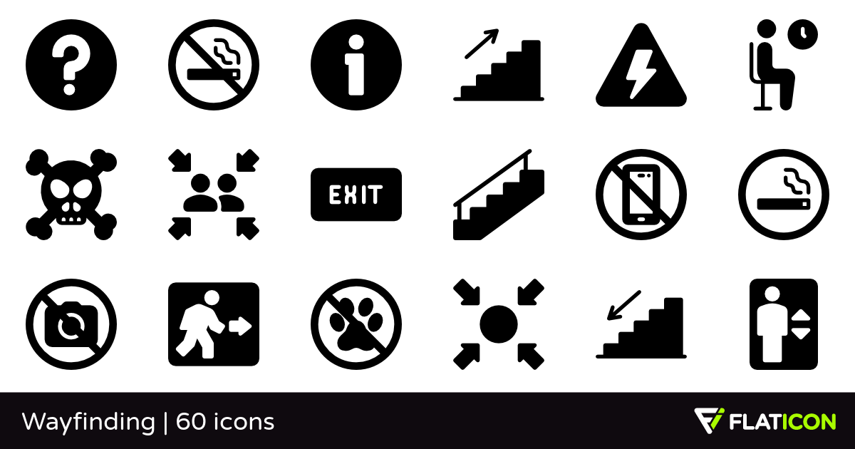 1200x630 Wayfinding Free Icons