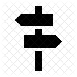 256x256 Wayfinding Icon Of Glyph Style