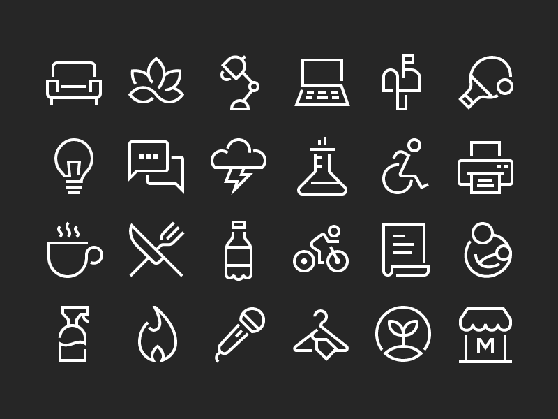 800x600 Wework Wayfinding Icons