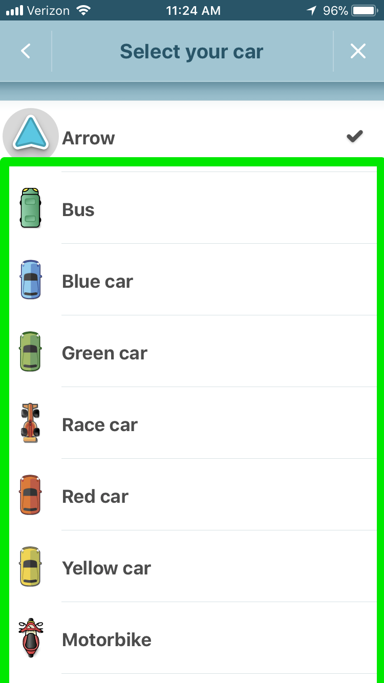 750x1334 How To Change Your Car Icon On The Map In Waze Steps