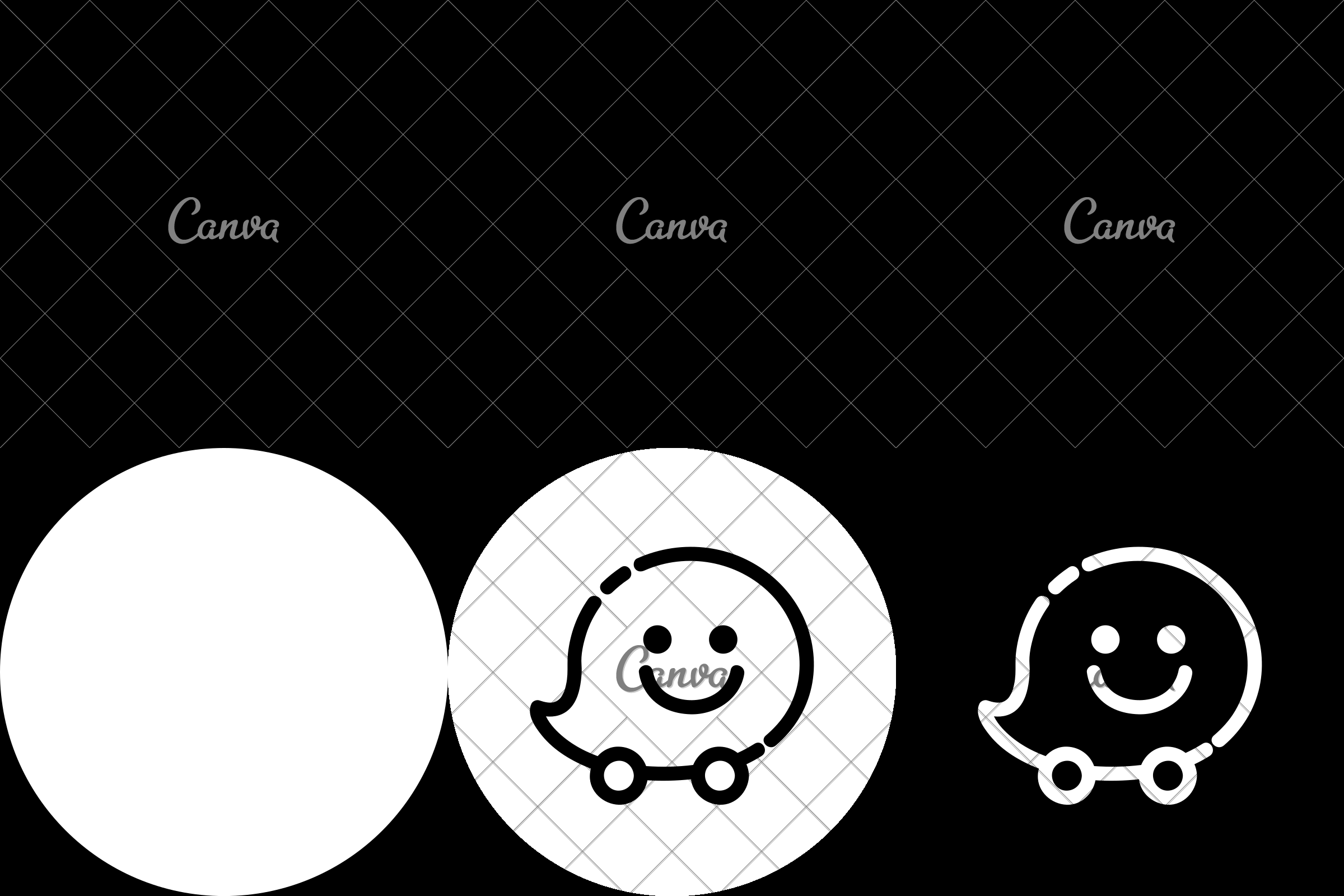 2400x1600 Waze Logo Simple Icon