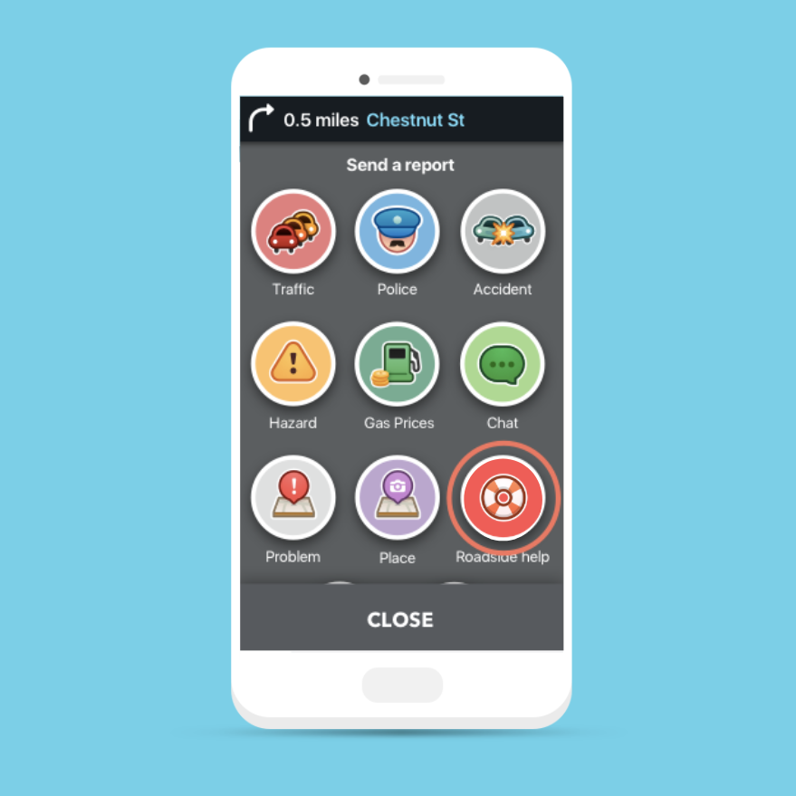 879x879 Waze Community Powered Roadside Help