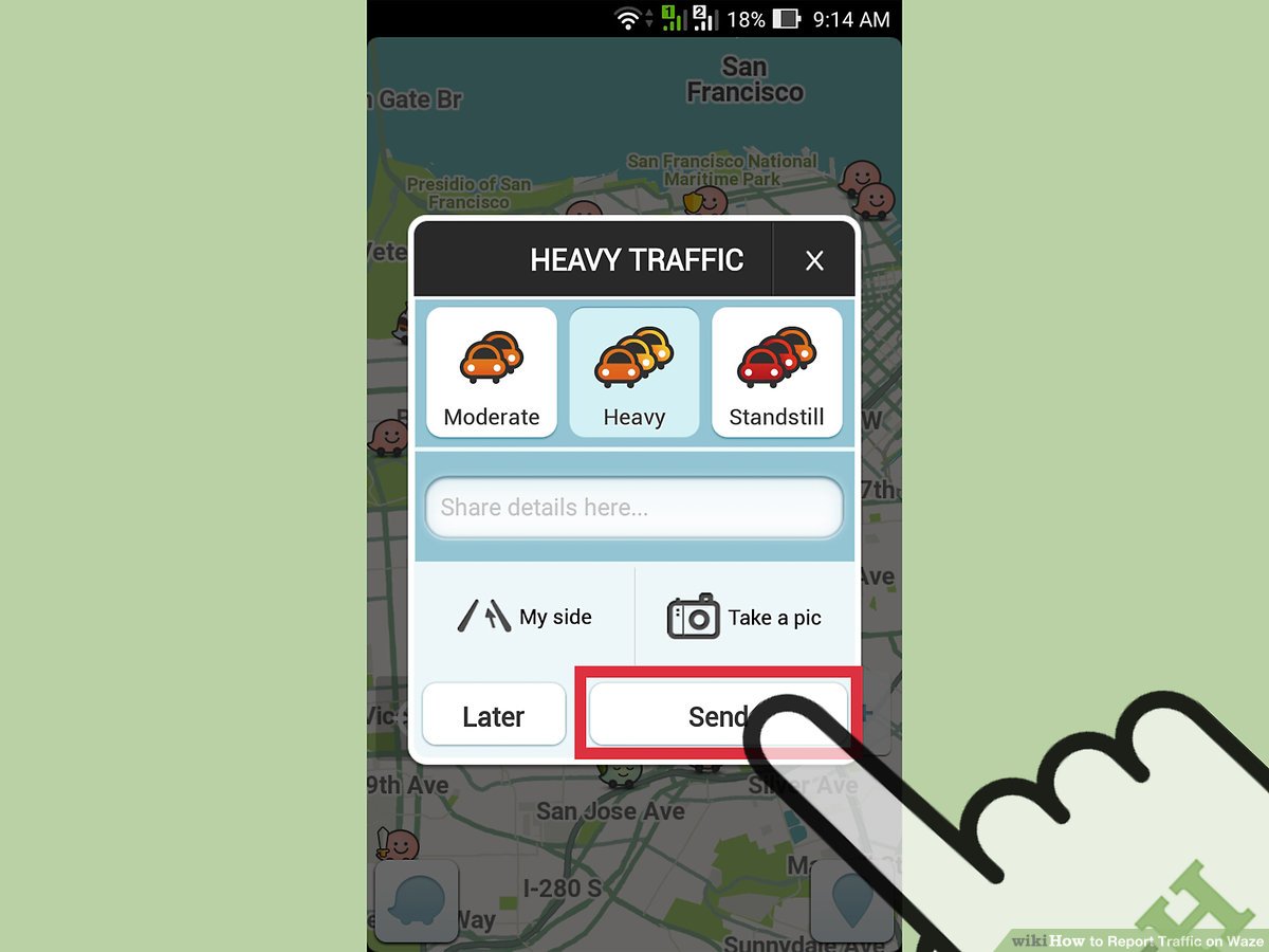 1200x900 How To Report Traffic On Waze Steps