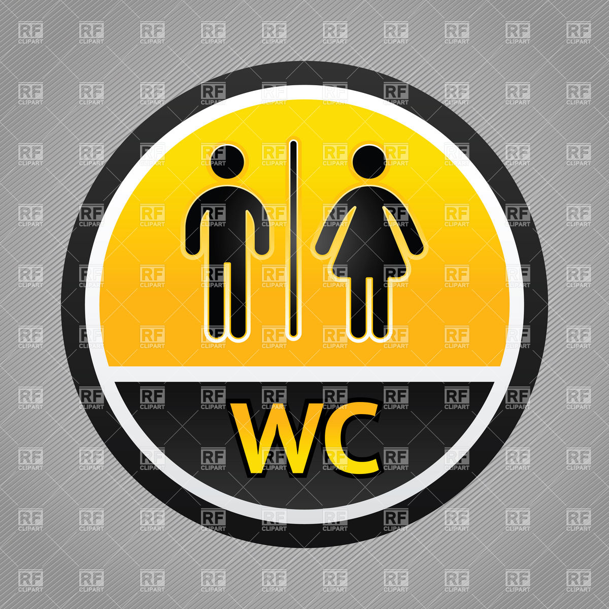 1200x1200 Toilet Doorplate