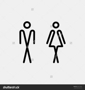 290x309 Wc Toilet Door Plate Men And Women Wc Sign For Restroom Wc