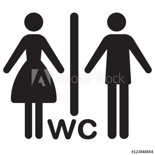 500x500 Wc Icon,toilet Icon Vector Illustration