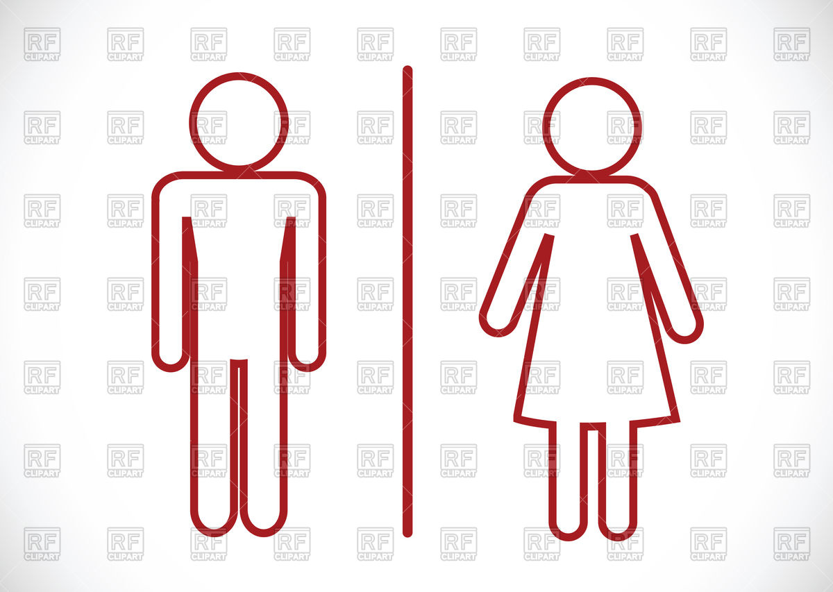 1200x853 Wc Icon And Pictogram Man Woman Sign Vector Image Of Signs