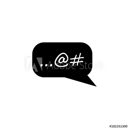 500x500 Typing In Web Chat Bubble Icon Human Weakness, Addiction Element