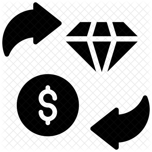 512x512 Wealth Icon Of Glyph Style