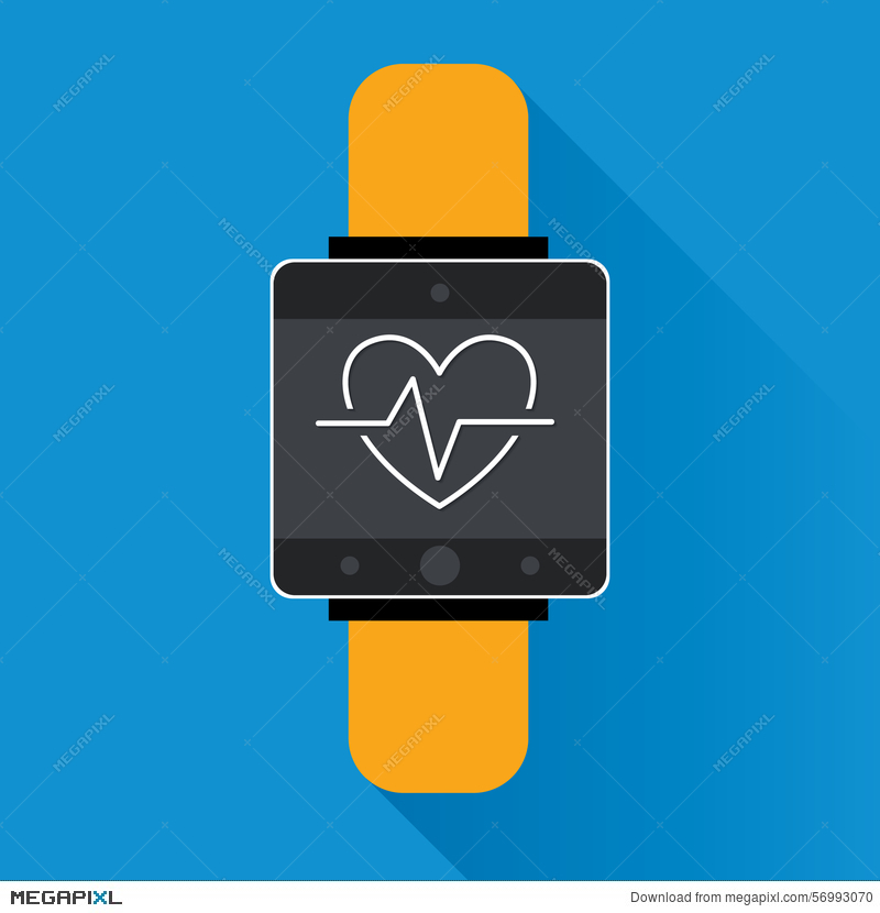 800x830 Smartwatch Wearable Technology Symbol With Icon For Fitness