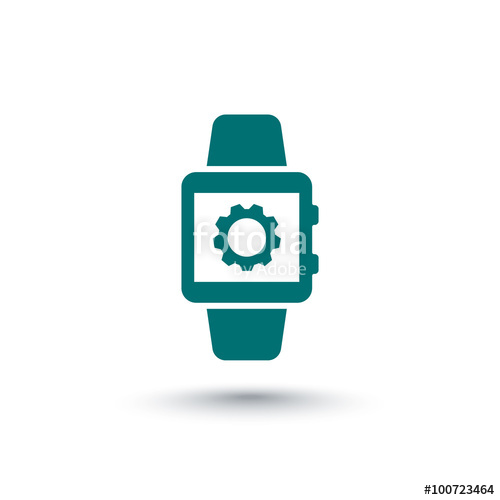 500x500 Smart Watch Icon, Smartwatch, Wearable Technology Icon Isolated