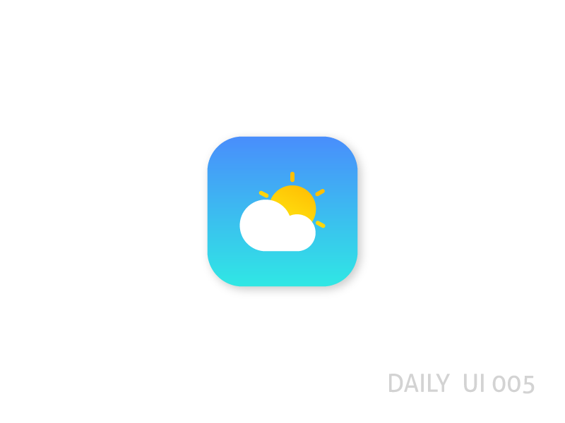 800x600 Weather App Icon, Daily Ui