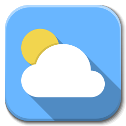256x256 Apps Weather Icon Flatwoken Iconset Alecive