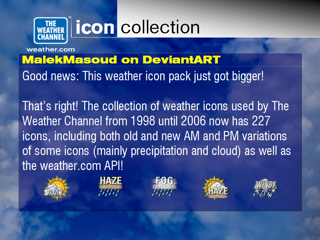1024x768 The Weather Channel Icon Collection