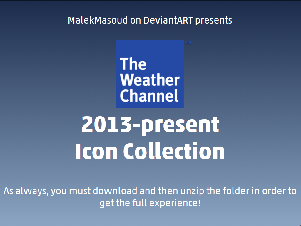 1024x768 The Weather Channel Present Icon Collection