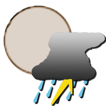 372x372 The Weather Channel Icons Present