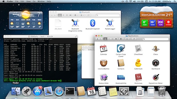 620x349 Add Weather Other Dashboard Widgets To The Desktop In Mac Os X