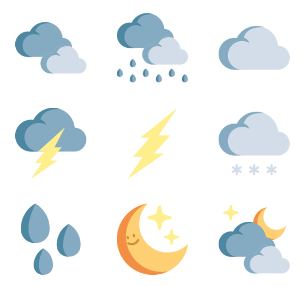 Weather Forecast Icon Packs 600x564 Weather Forecast Icon Packs