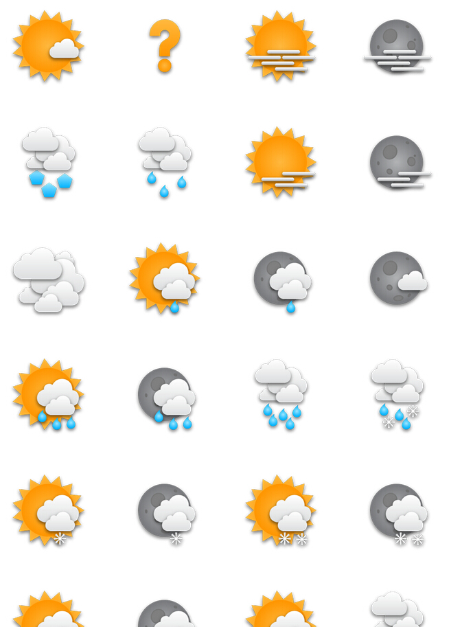 Designer Weather Forecast Icon Orange Version Png Icons 654x913 Designer Weather Forecast Icon Orange Version Png Icons