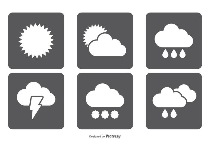 700x490 Simple Weather Icon Set