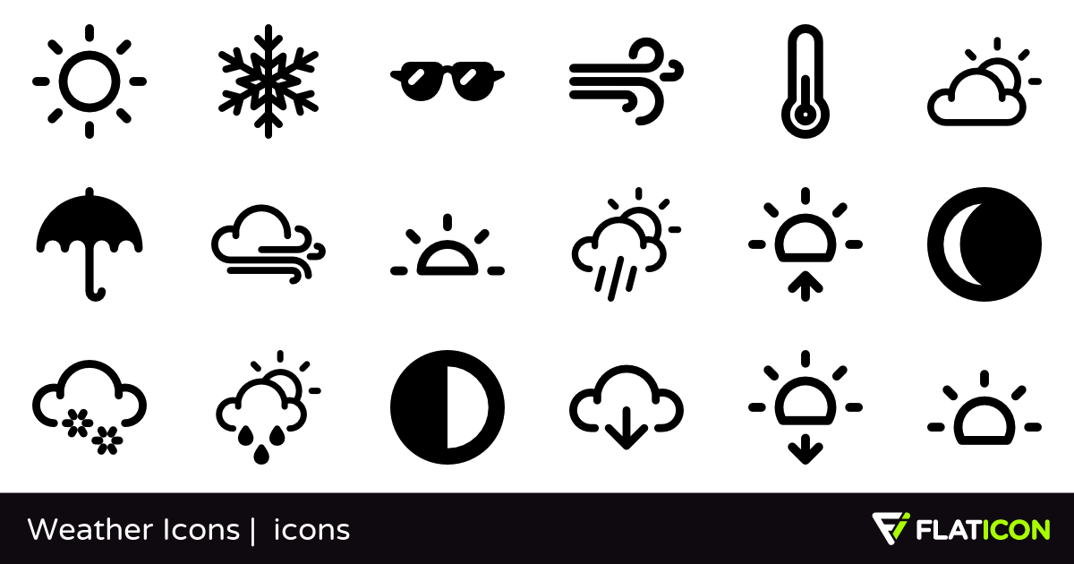 1200x630 Weather Icons Free Icons