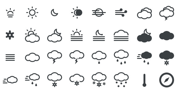 580x300 Free Weather Icons Chs, Format Web