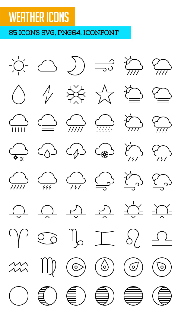 600x1050 Free Outline Icons Set For Designers Icons Graphic Design