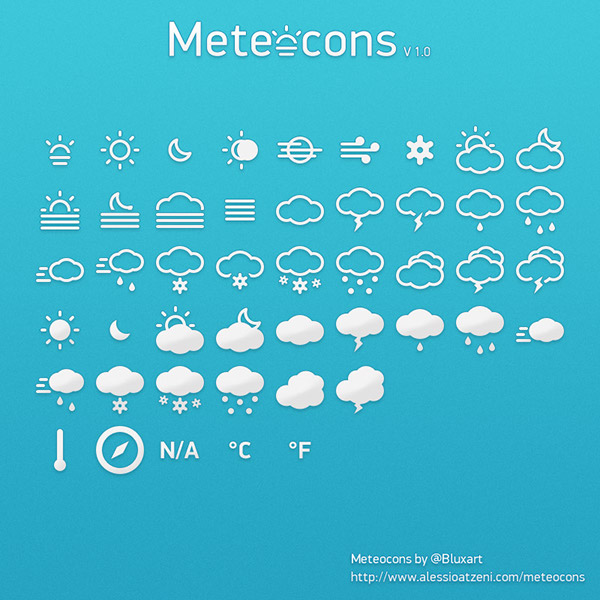 600x600 Meteocons