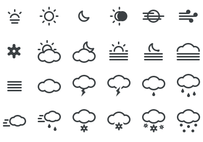 Free Weather Icon Sets For Your Apps Websites 420x294 Free Weather Icon Sets For Your Apps Websites